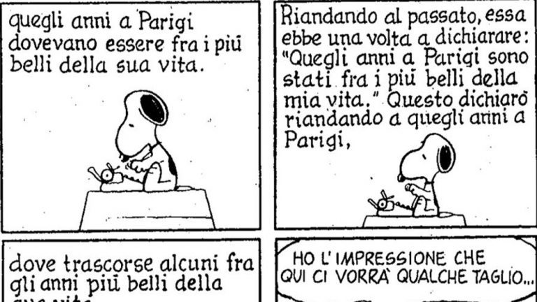 snoopy scrittore