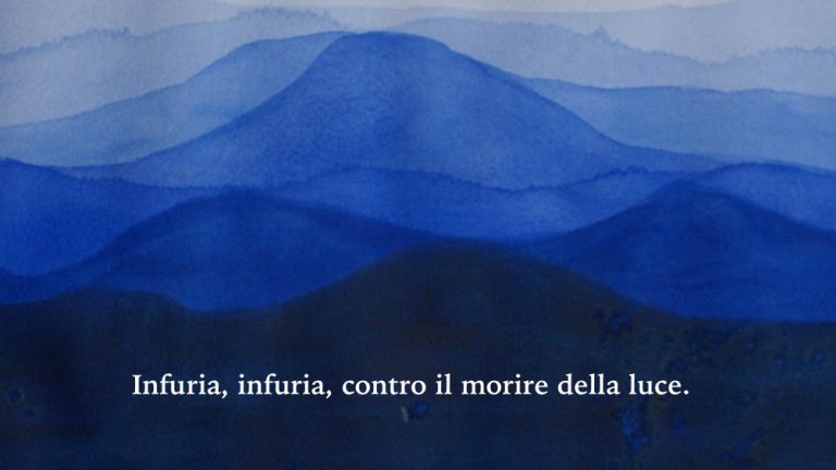 dylan thomas poesia notte